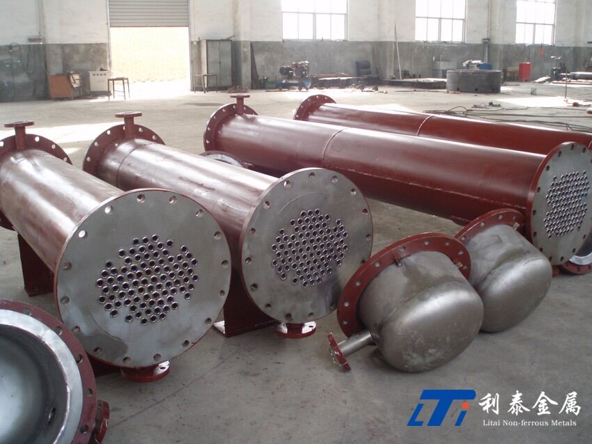 钛换热器、钛钢换热器、钛反映釜