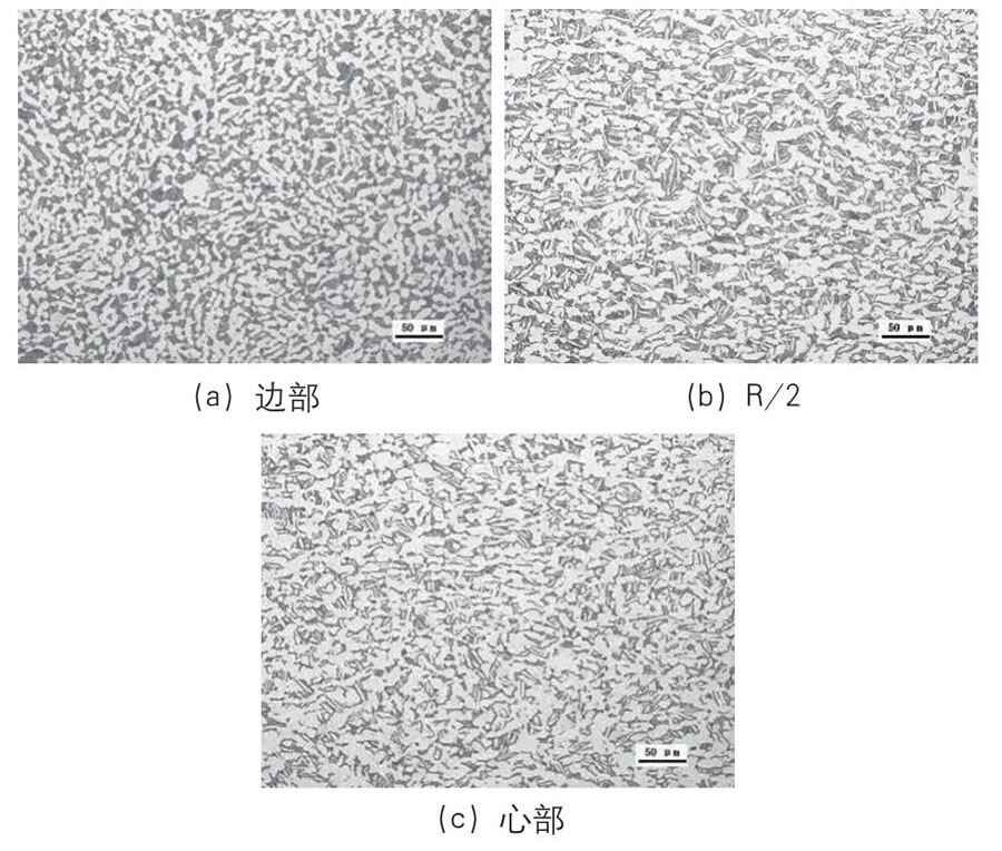 工艺B铸造的TA22棒材高倍组织