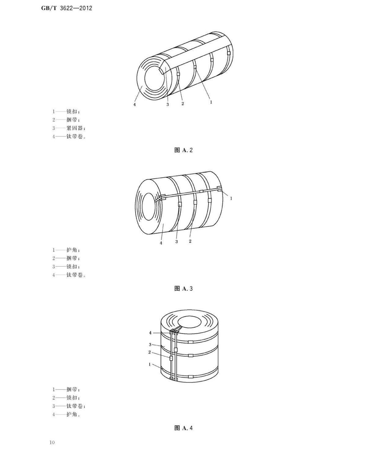 钛脊合金带箔材国度尺度GB/T 3622-2012