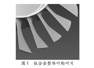 钛合金整体叶轮叶片
